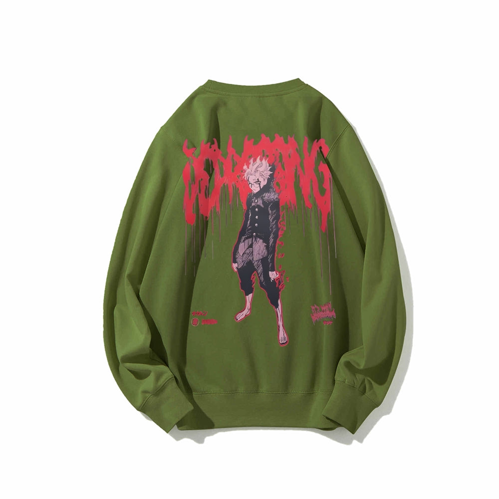 Casual Crewneck Sweatshirt Dandadan