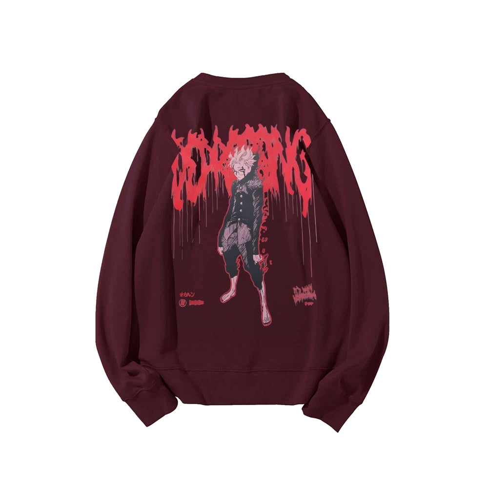 Casual Crewneck Sweatshirt Dandadan