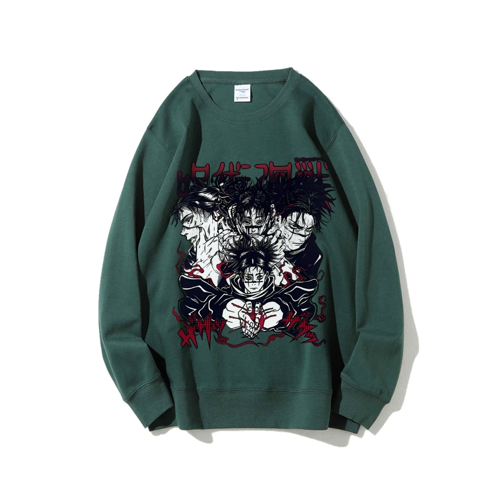 Casual Crewneck Sweatshirt Jujutsu Kaisen