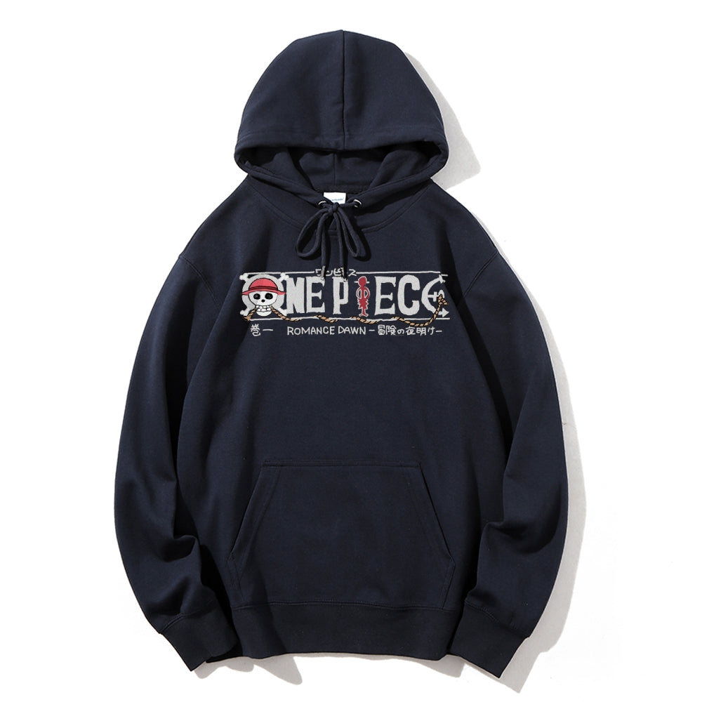 Unisex pure cotton hoodid sweatshirt Luffy