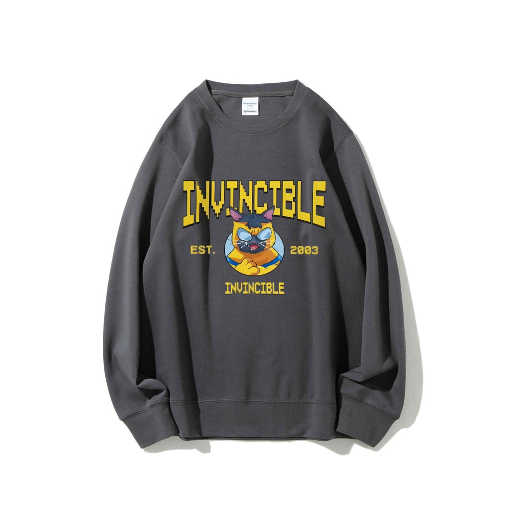 Casual Crewneck Sweatshirt Invincible