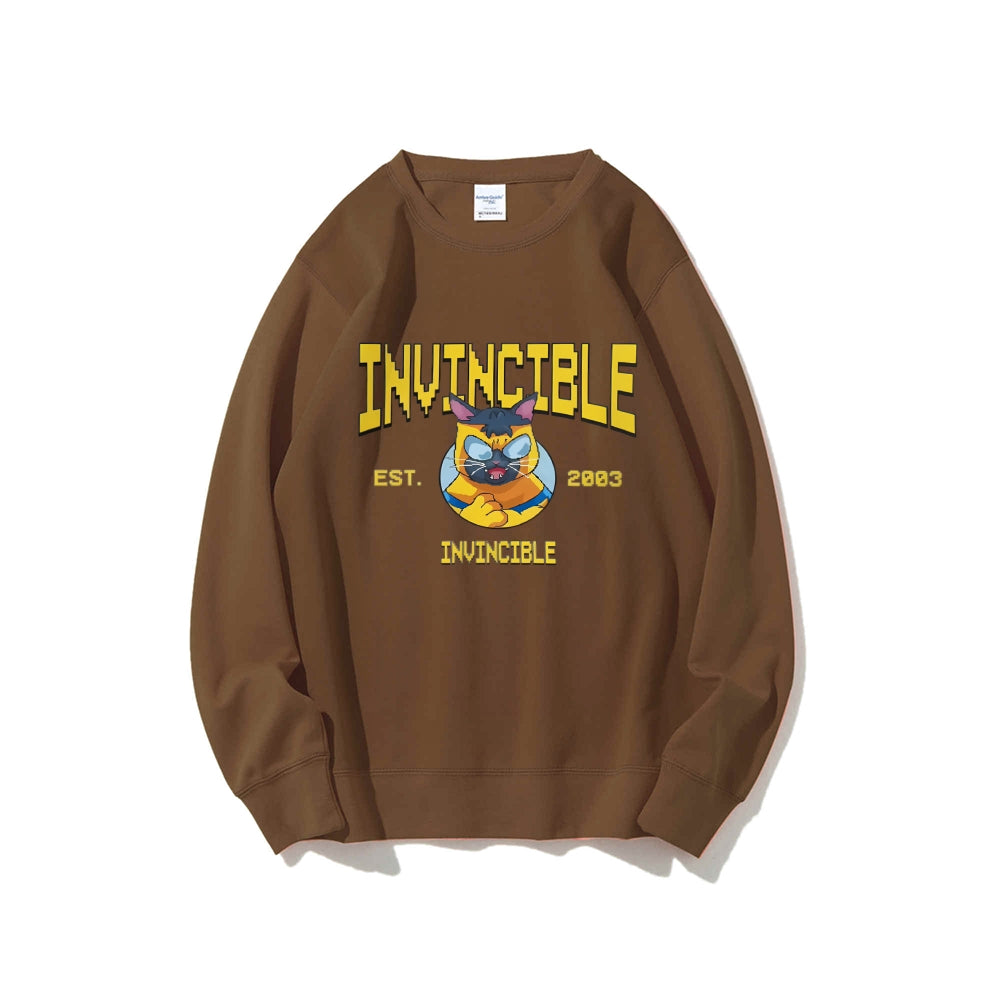 Casual Crewneck Sweatshirt Invincible