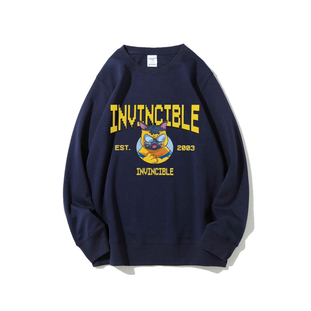 Casual Crewneck Sweatshirt Invincible