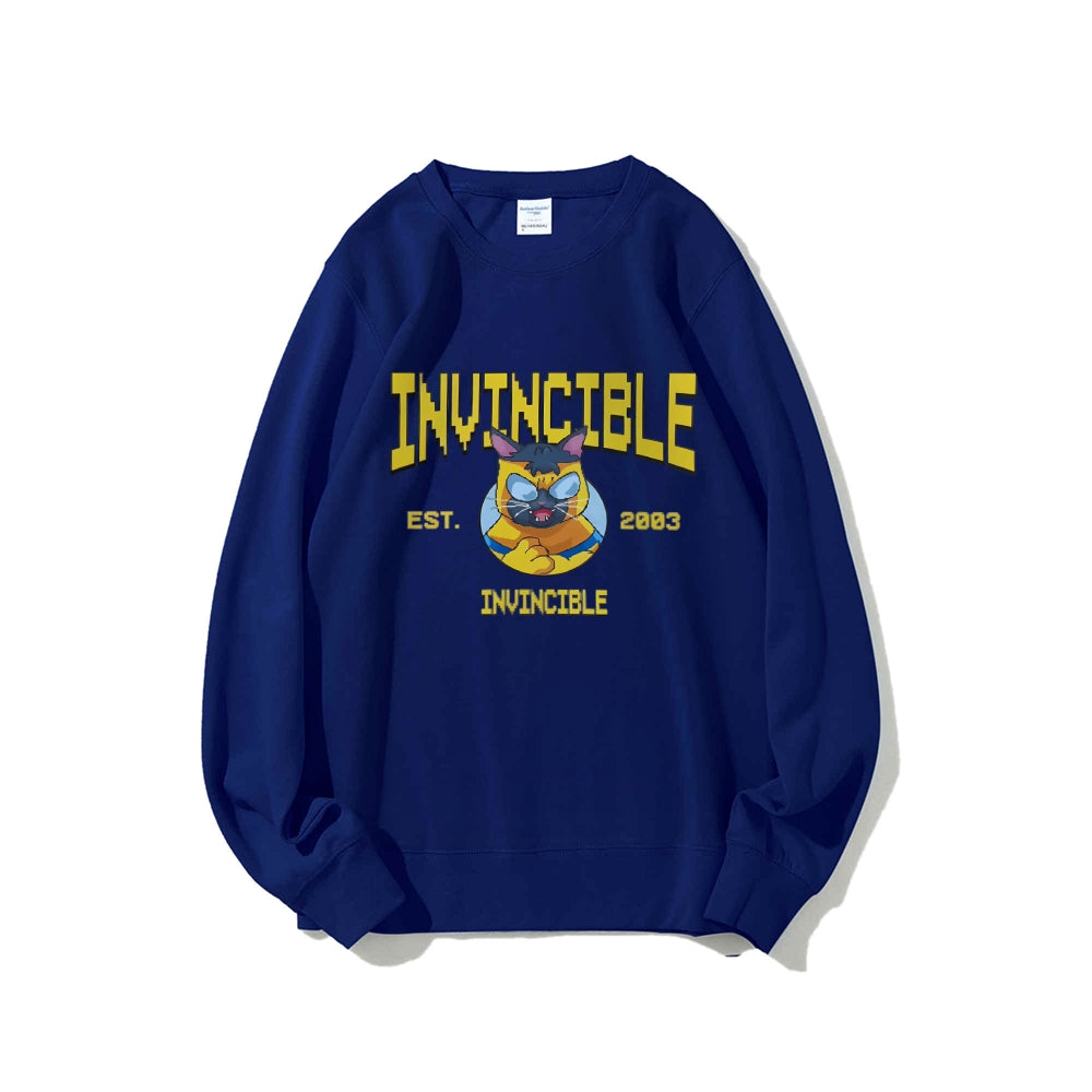 Casual Crewneck Sweatshirt Invincible