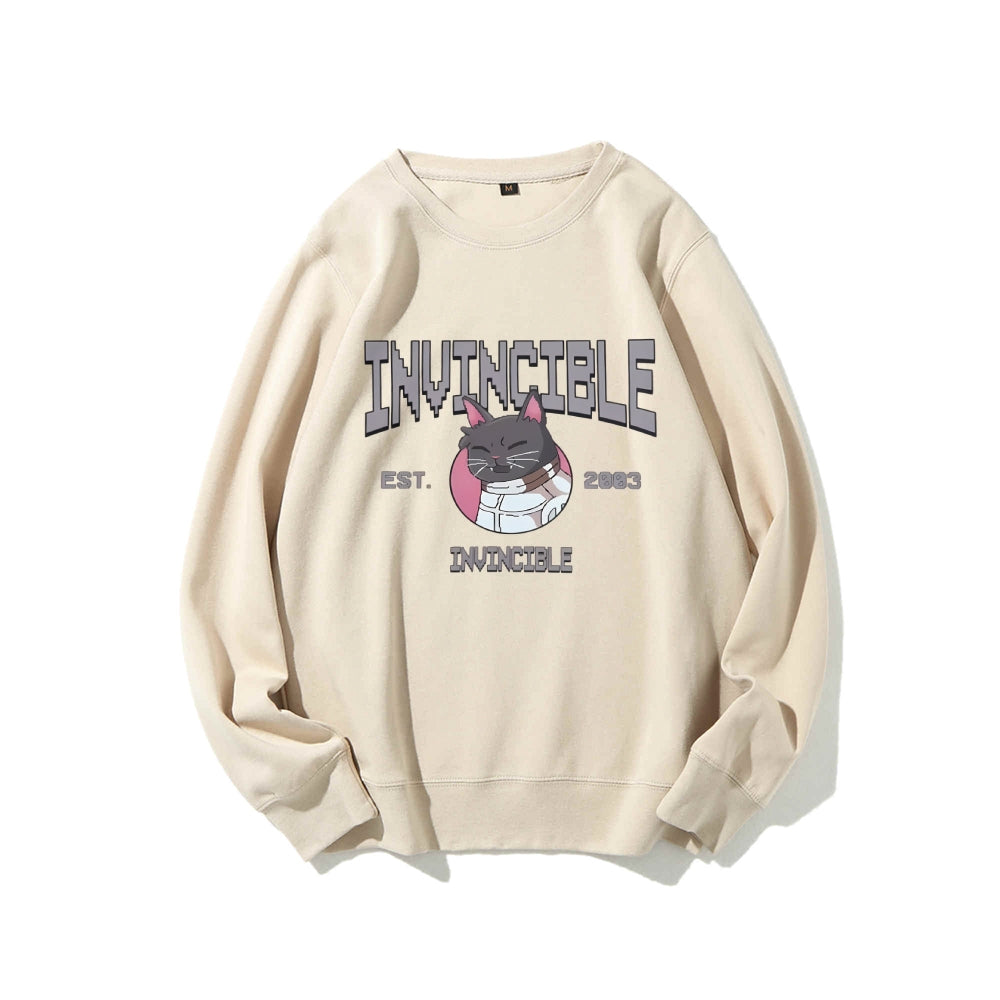 Casual Crewneck Sweatshirt Invincible