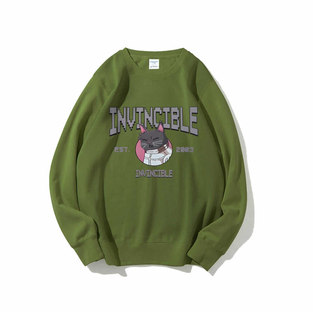 Casual Crewneck Sweatshirt Invincible