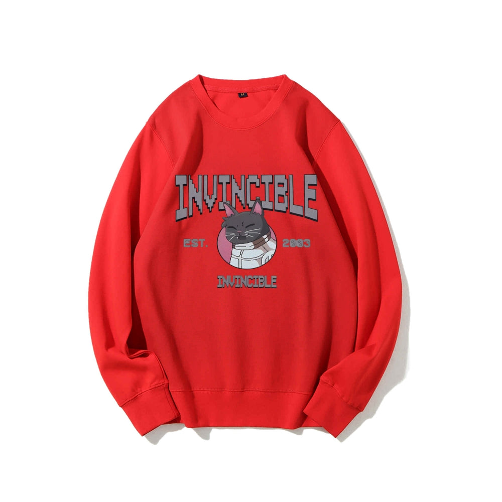 Casual Crewneck Sweatshirt Invincible