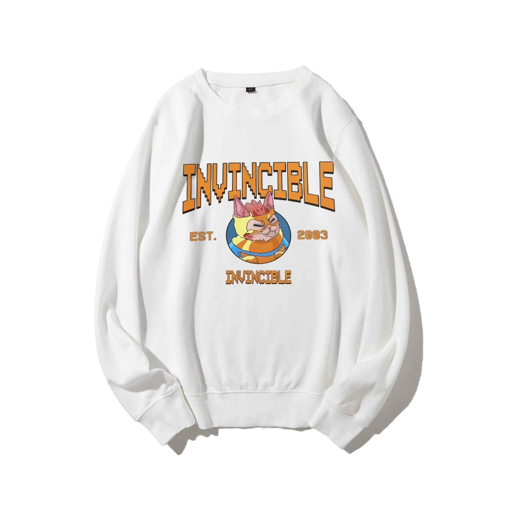 Casual Crewneck Sweatshirt Invincible