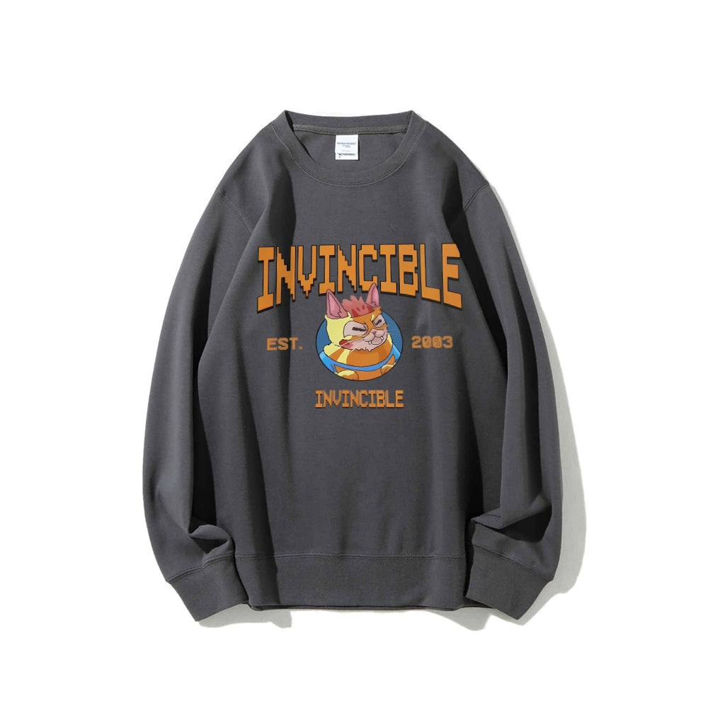 Casual Crewneck Sweatshirt Invincible