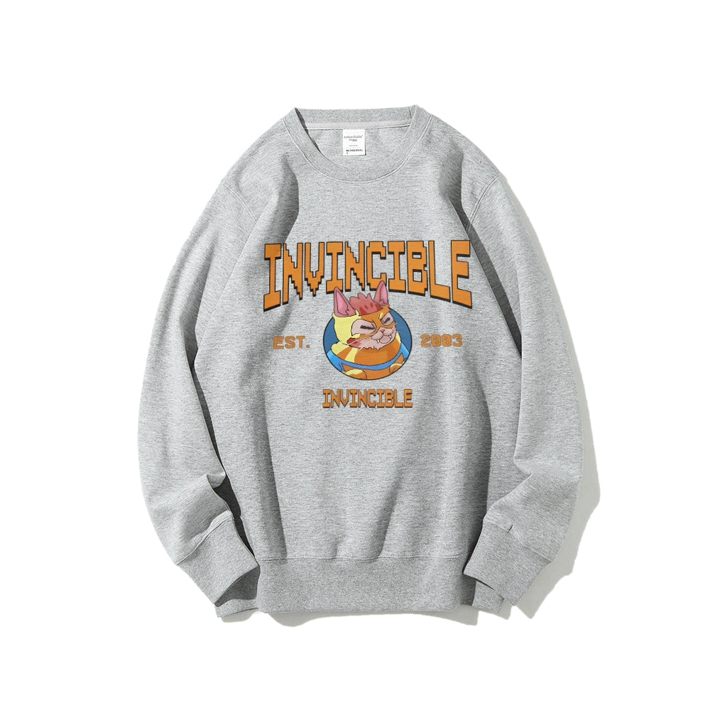 Casual Crewneck Sweatshirt Invincible