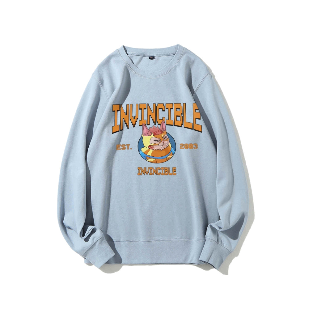 Casual Crewneck Sweatshirt Invincible