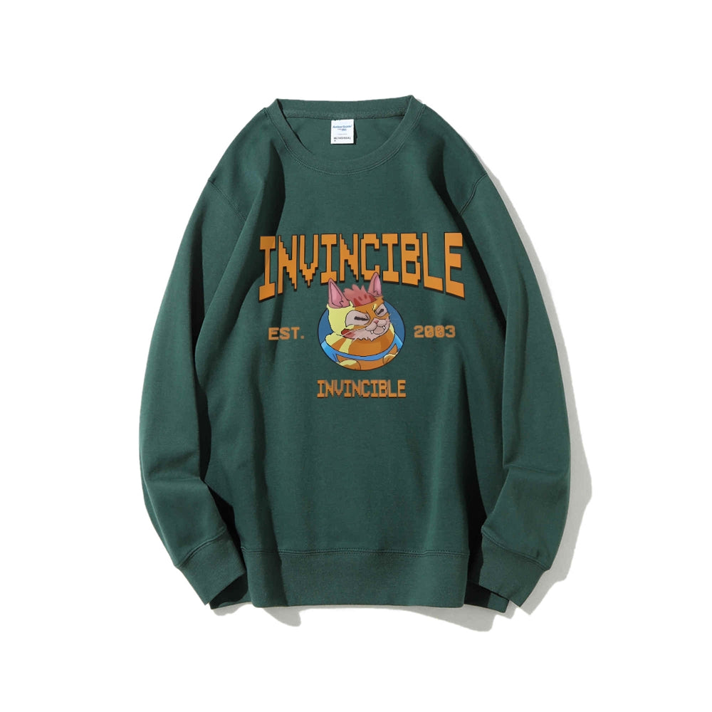 Casual Crewneck Sweatshirt Invincible