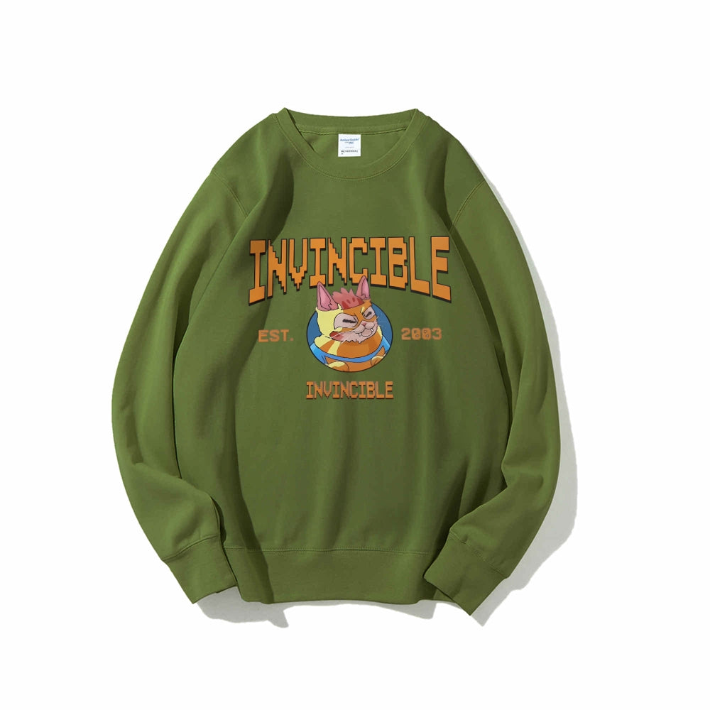 Casual Crewneck Sweatshirt Invincible