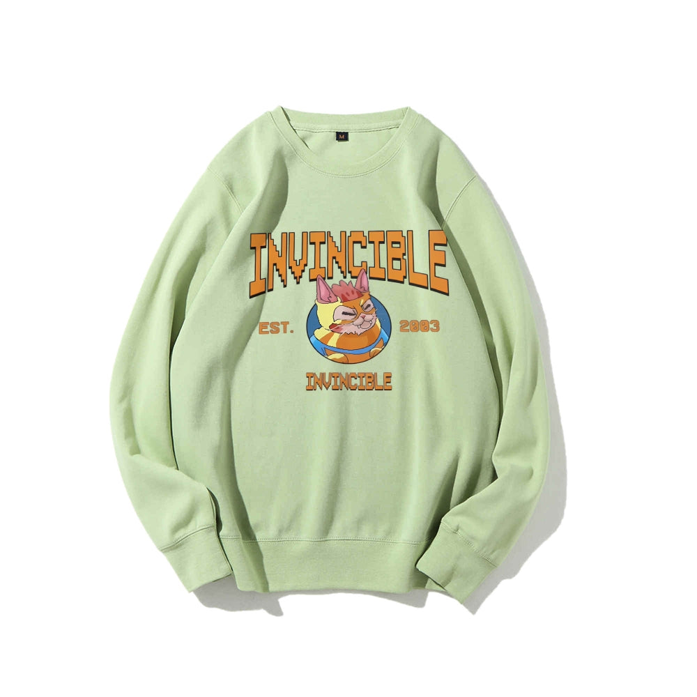 Casual Crewneck Sweatshirt Invincible