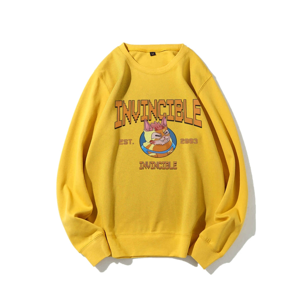 Casual Crewneck Sweatshirt Invincible