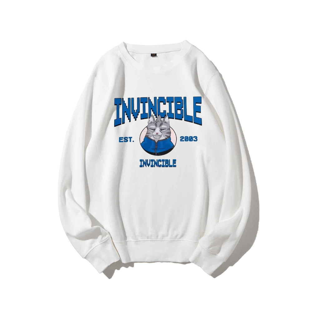 Casual Crewneck Sweatshirt Invincible