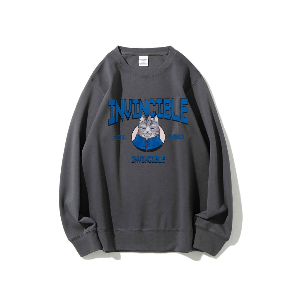 Casual Crewneck Sweatshirt Invincible