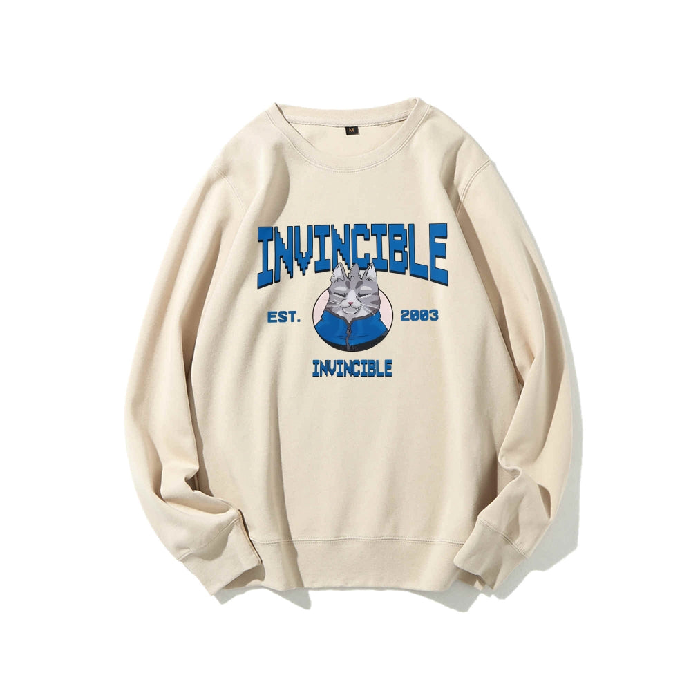 Casual Crewneck Sweatshirt Invincible