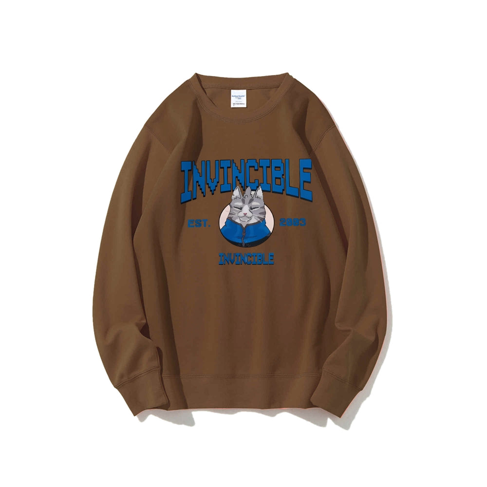 Casual Crewneck Sweatshirt Invincible