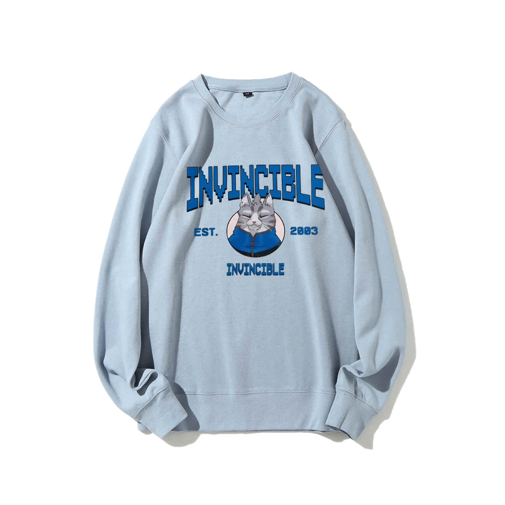 Casual Crewneck Sweatshirt Invincible
