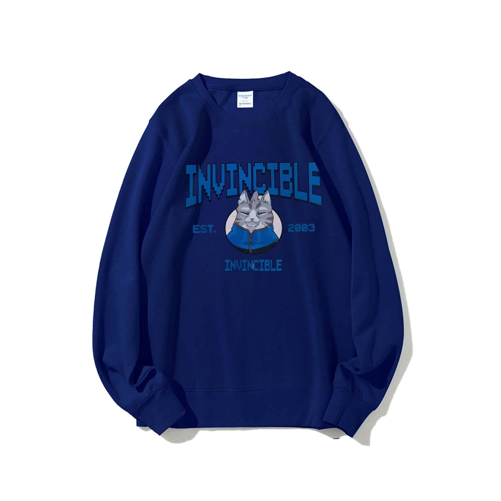 Casual Crewneck Sweatshirt Invincible