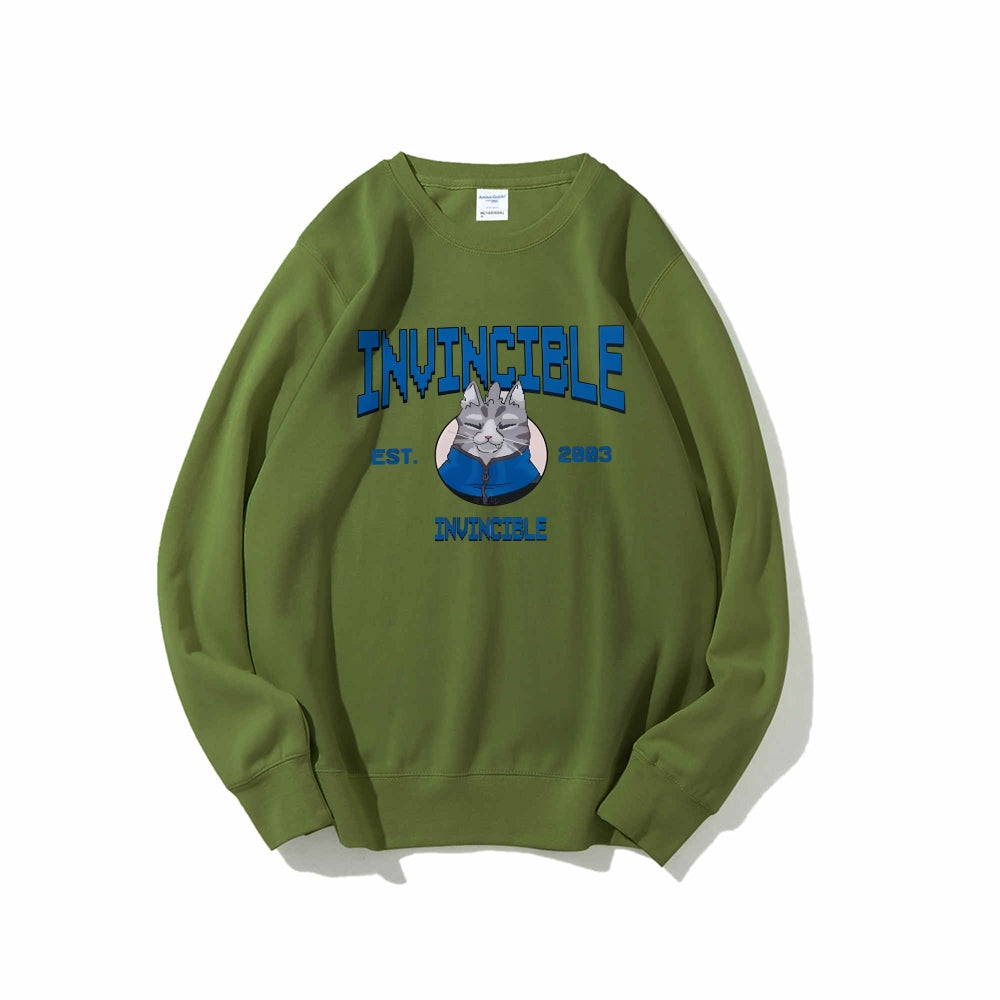 Casual Crewneck Sweatshirt Invincible