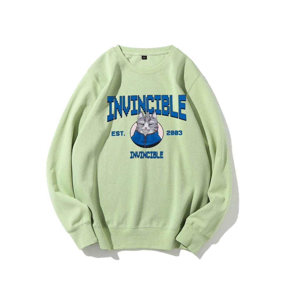 Casual Crewneck Sweatshirt Invincible