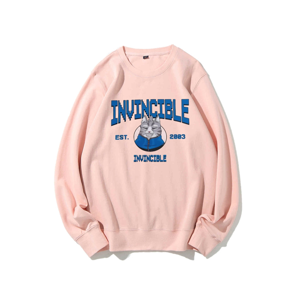 Casual Crewneck Sweatshirt Invincible