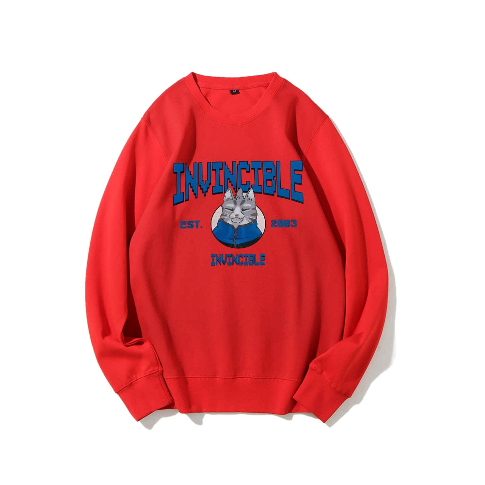 Casual Crewneck Sweatshirt Invincible