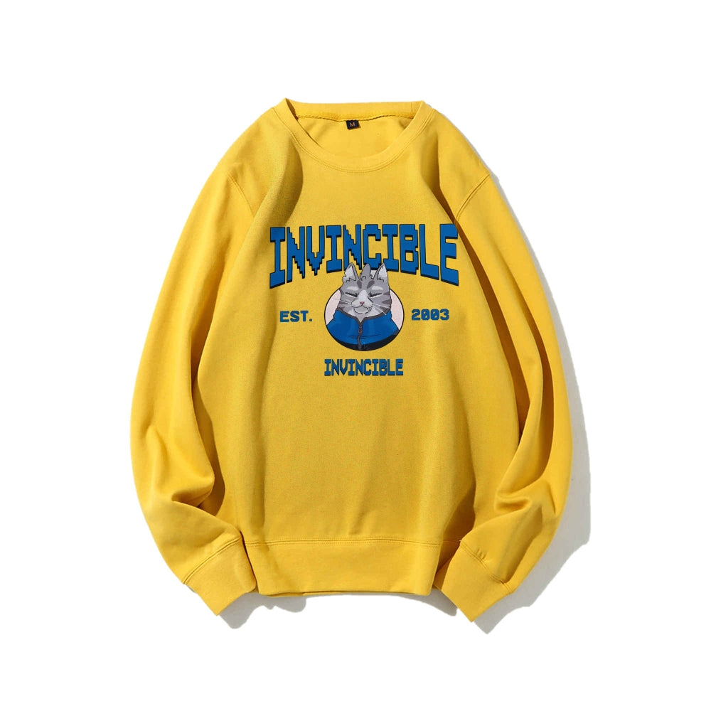 Casual Crewneck Sweatshirt Invincible