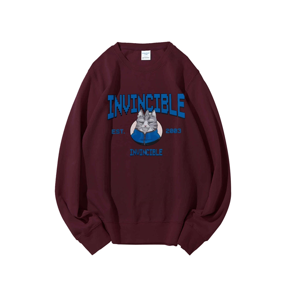 Casual Crewneck Sweatshirt Invincible