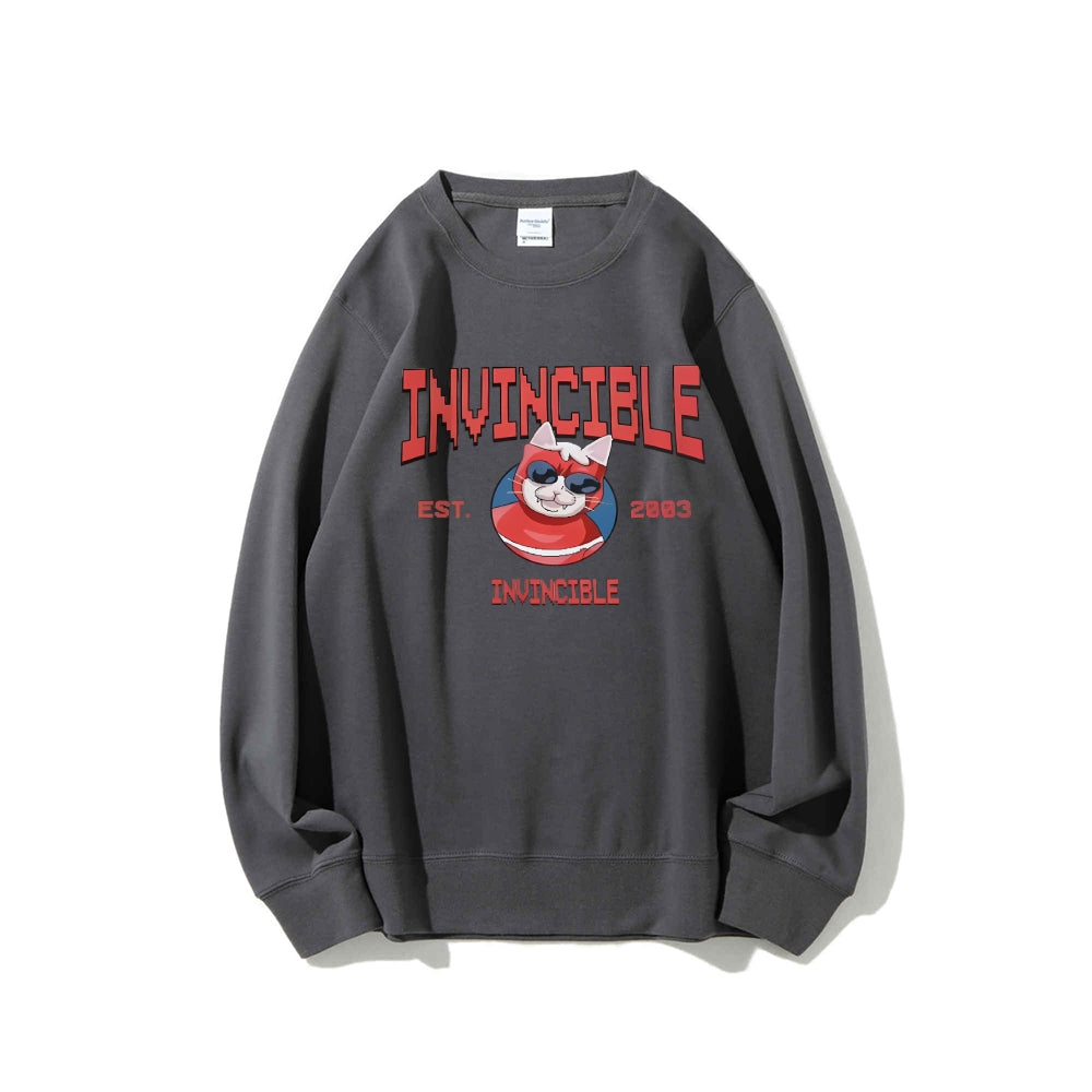 Casual Crewneck Sweatshirt Invincible