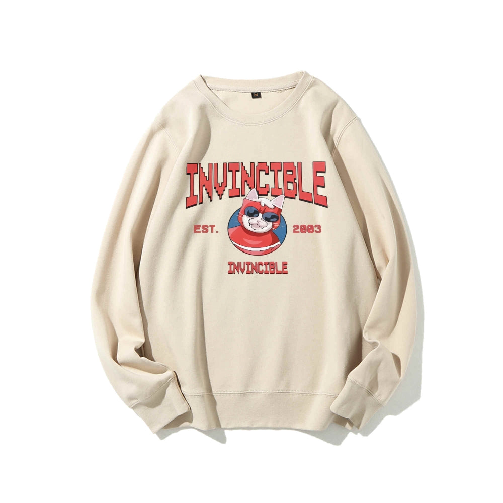 Casual Crewneck Sweatshirt Invincible