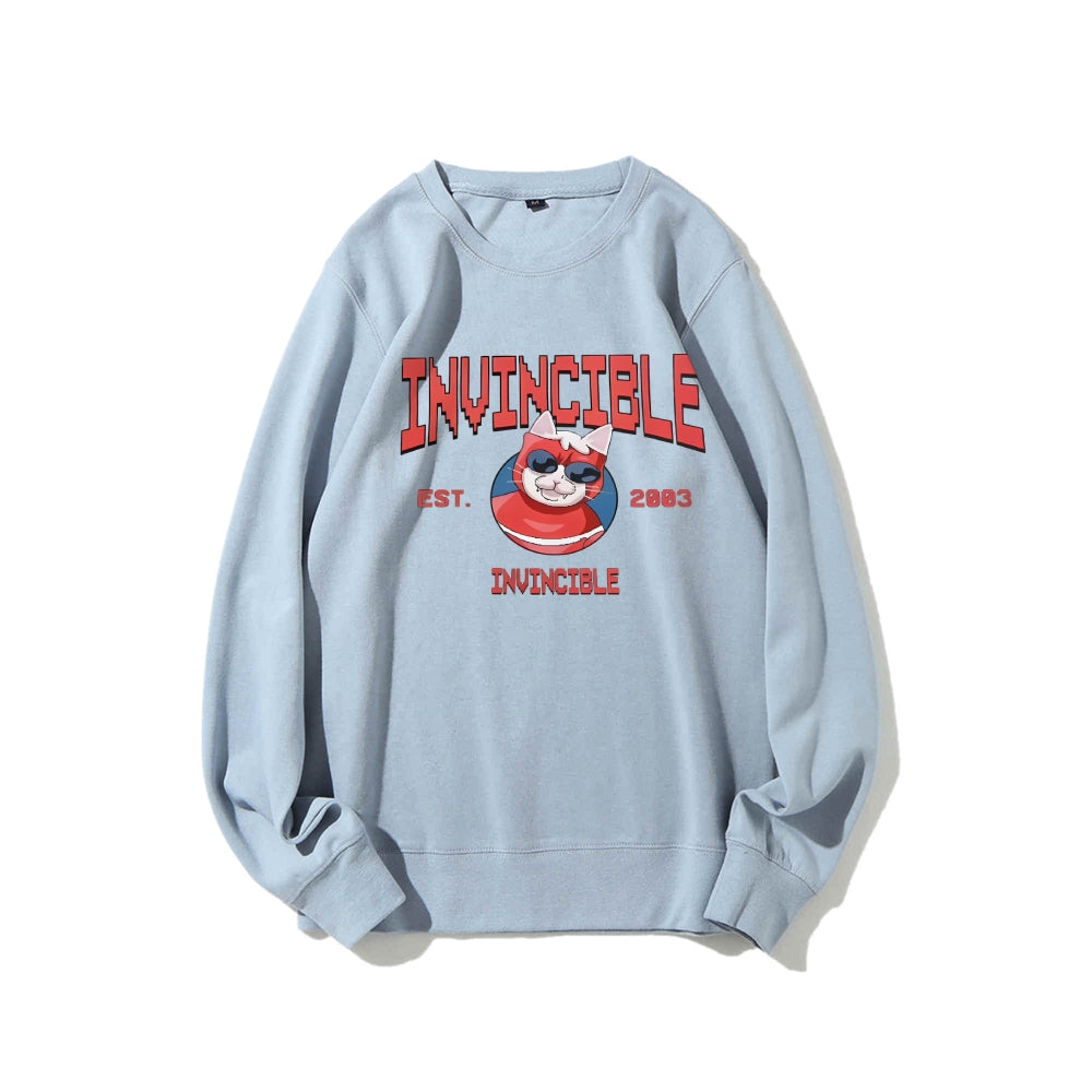 Casual Crewneck Sweatshirt Invincible
