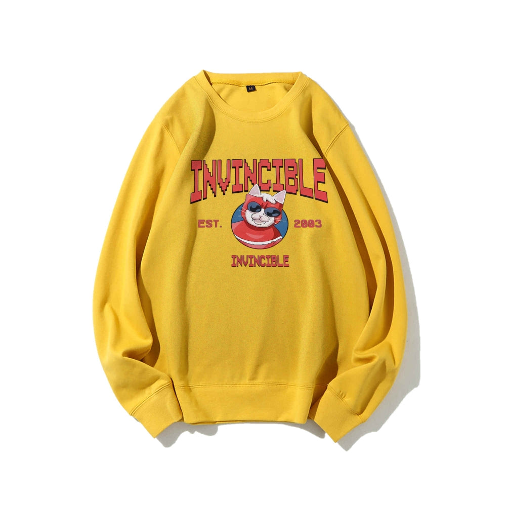 Casual Crewneck Sweatshirt Invincible