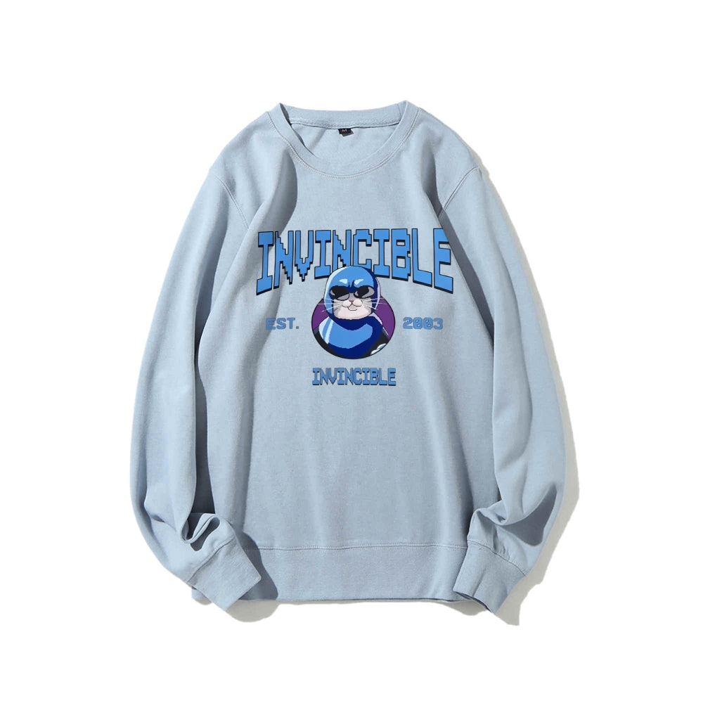 Casual Crewneck Sweatshirt Invincible