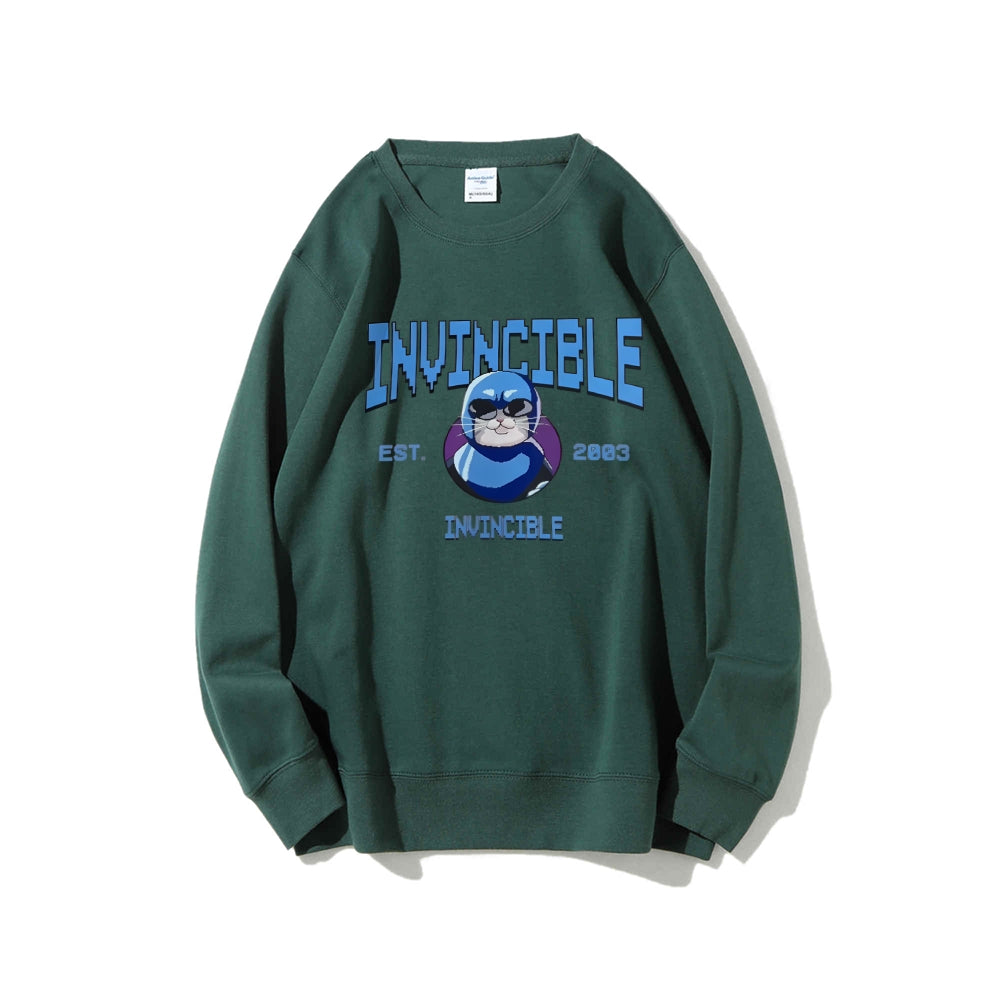Casual Crewneck Sweatshirt Invincible