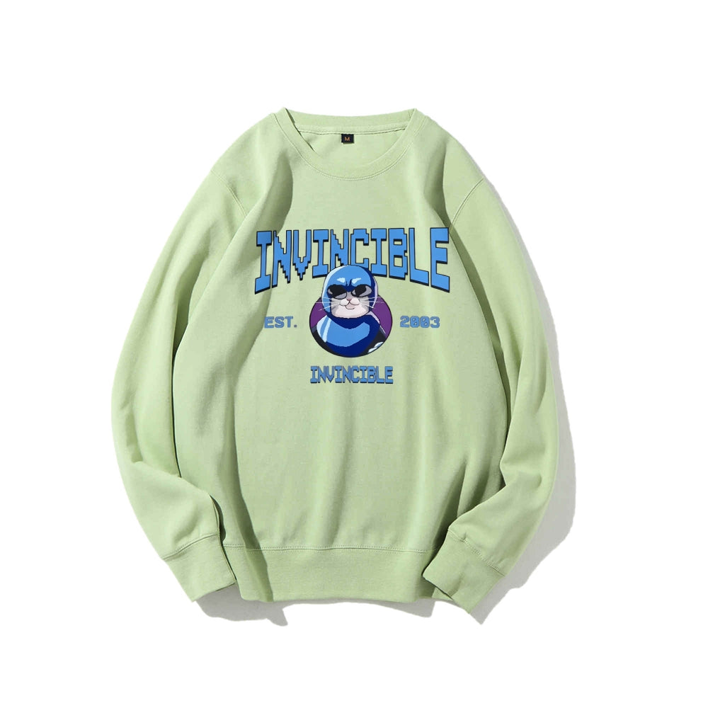 Casual Crewneck Sweatshirt Invincible