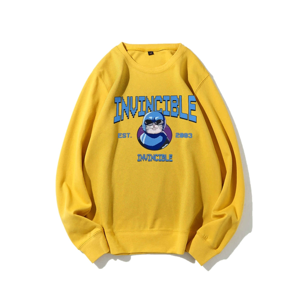 Casual Crewneck Sweatshirt Invincible