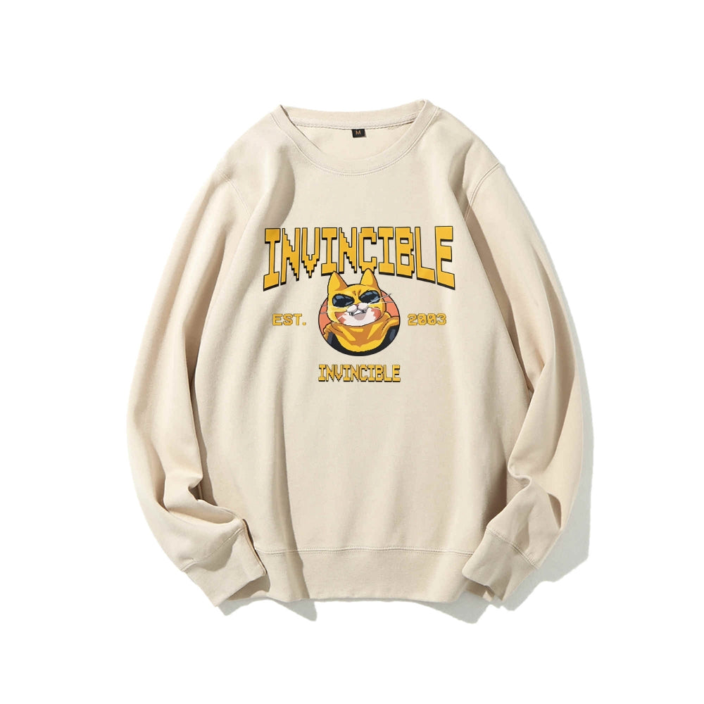 Casual Crewneck Sweatshirt Invincible
