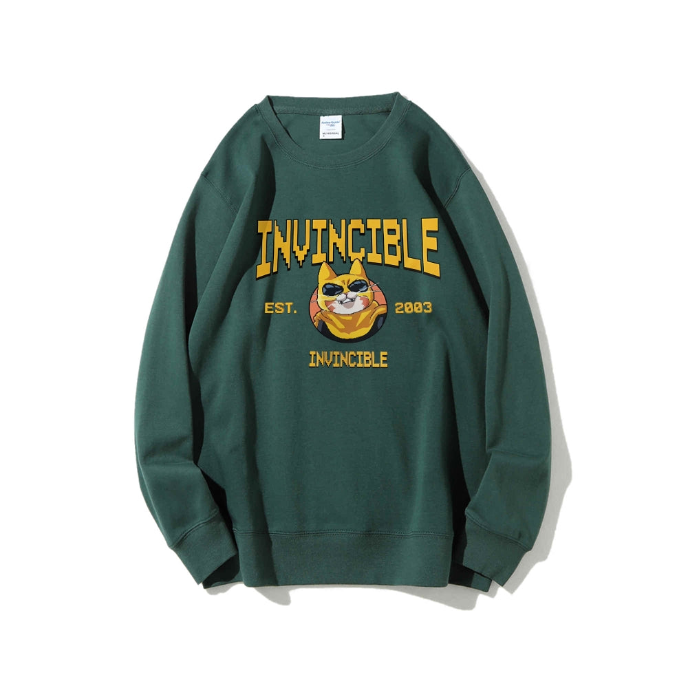 Casual Crewneck Sweatshirt Invincible