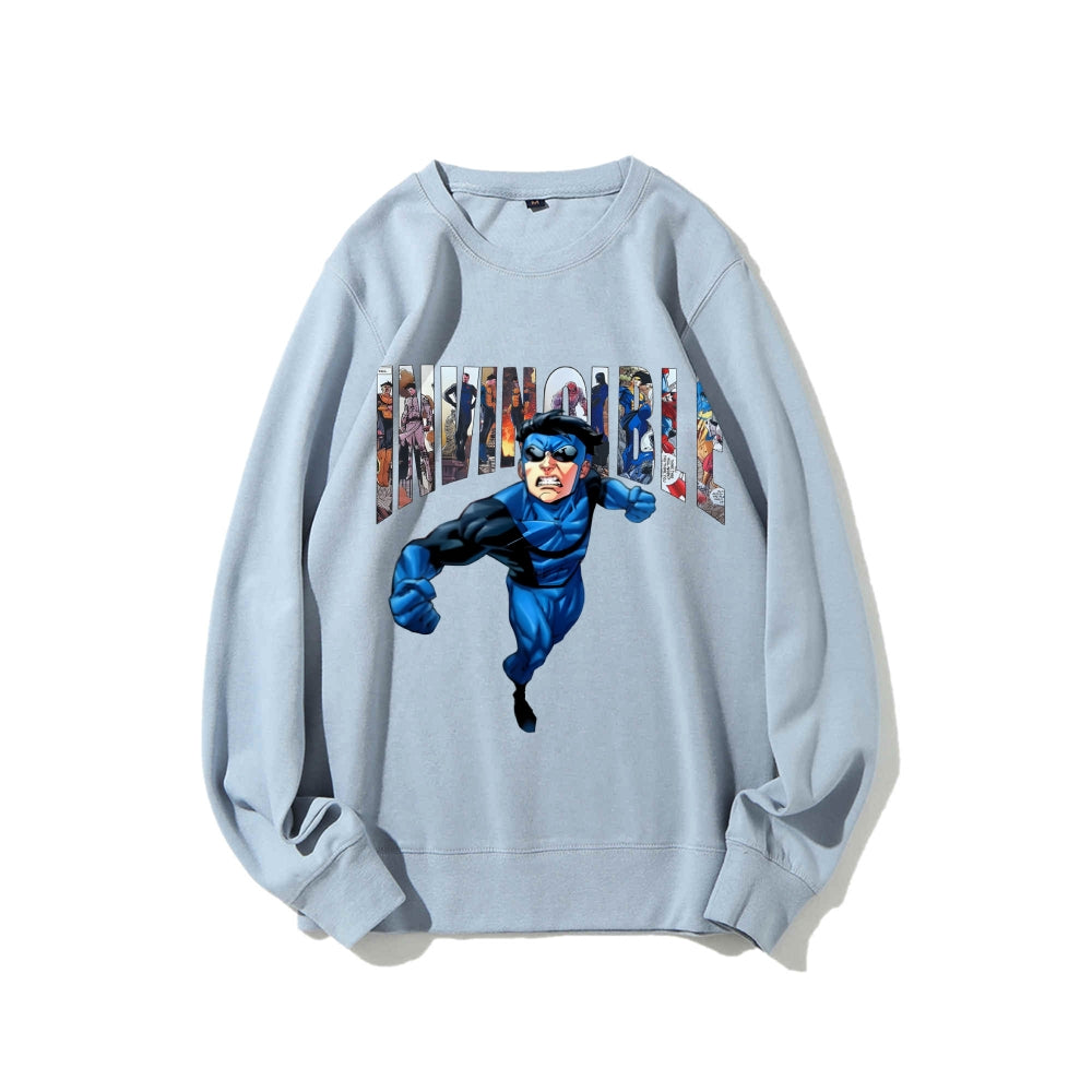 Casual Crewneck Sweatshirt Invincible