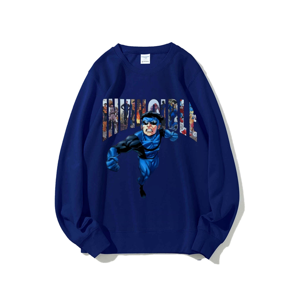 Casual Crewneck Sweatshirt Invincible