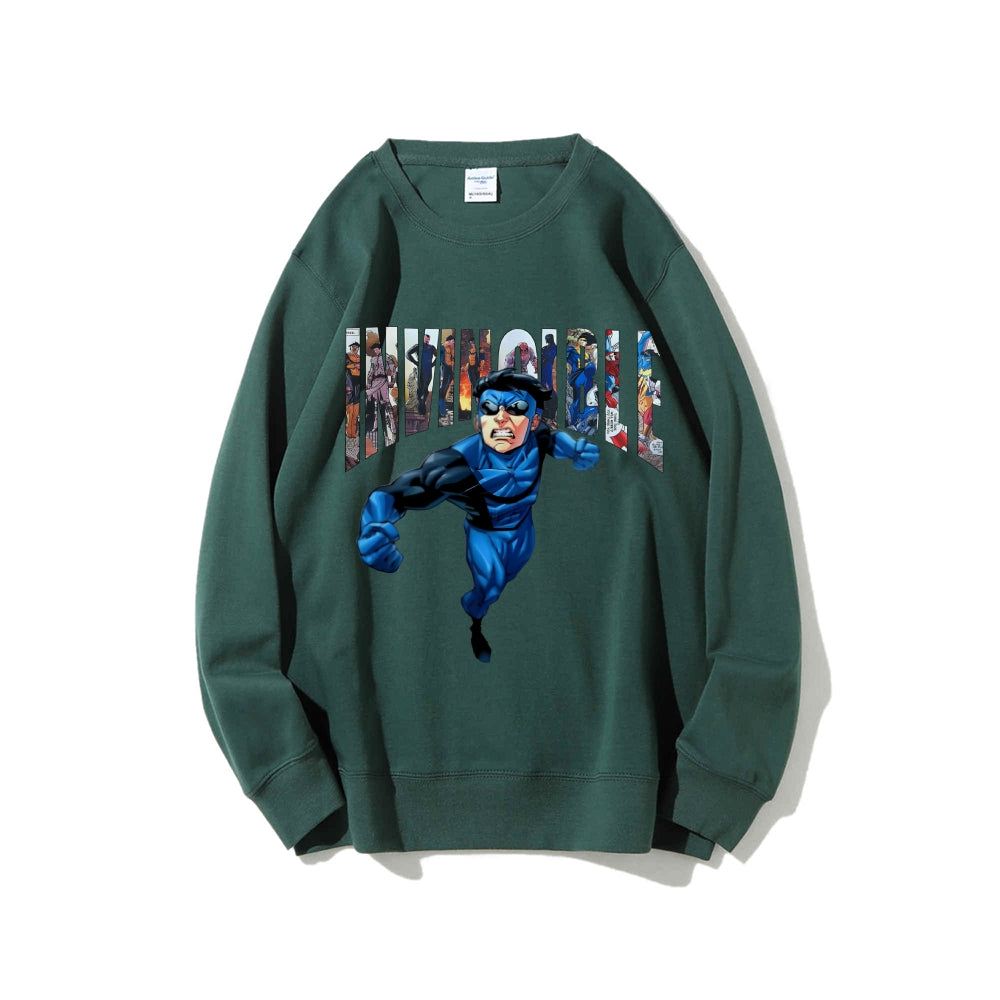 Casual Crewneck Sweatshirt Invincible