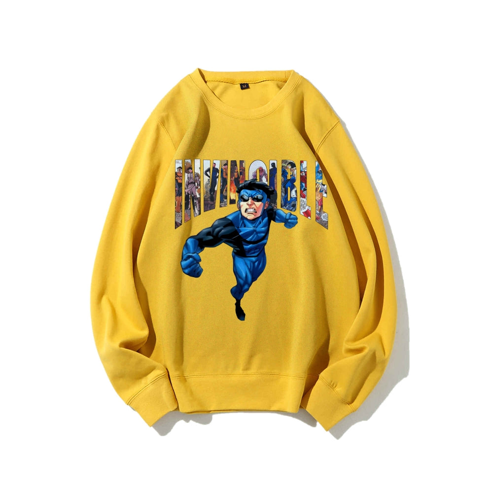 Casual Crewneck Sweatshirt Invincible