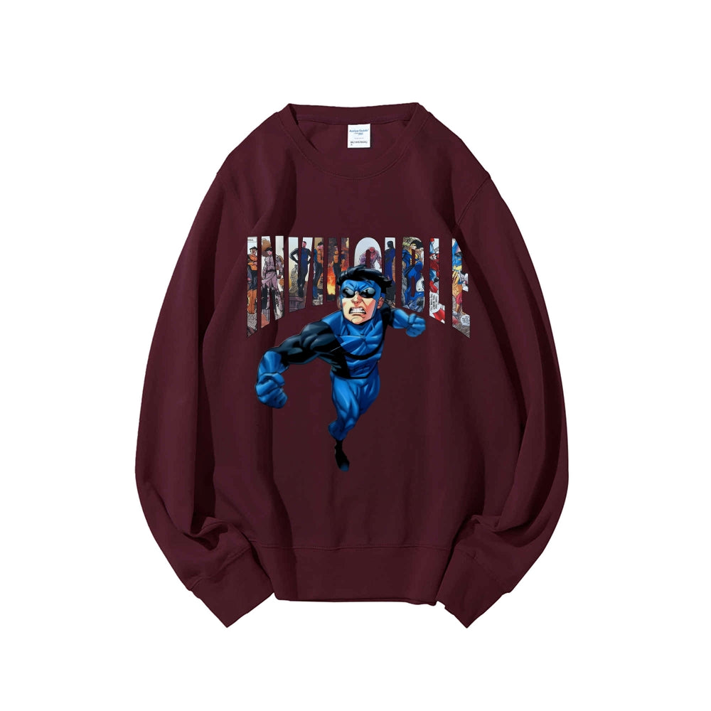 Casual Crewneck Sweatshirt Invincible