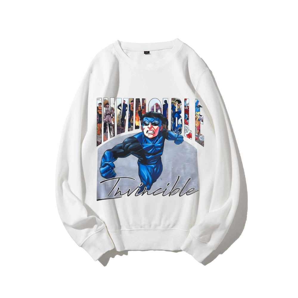 Casual Crewneck Sweatshirt Invincible