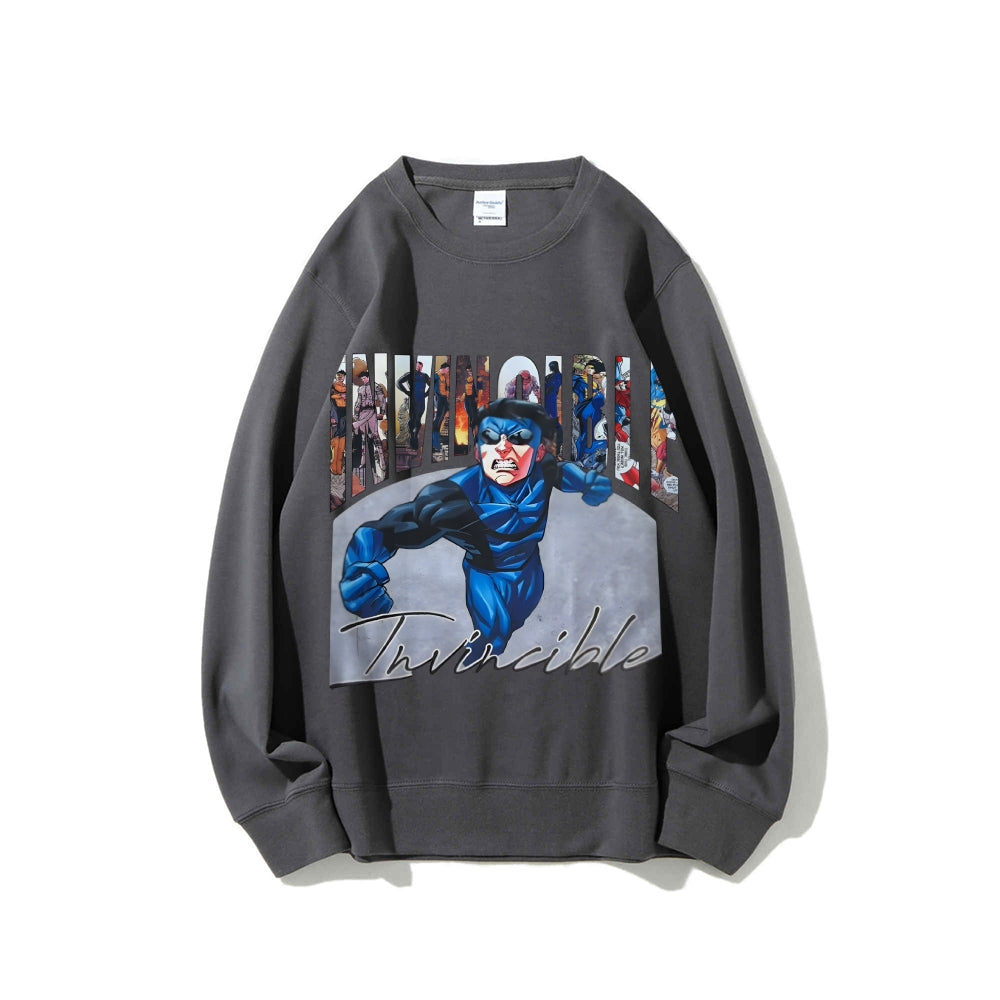 Casual Crewneck Sweatshirt Invincible