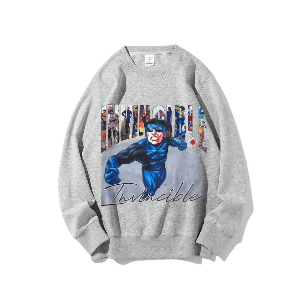 Casual Crewneck Sweatshirt Invincible