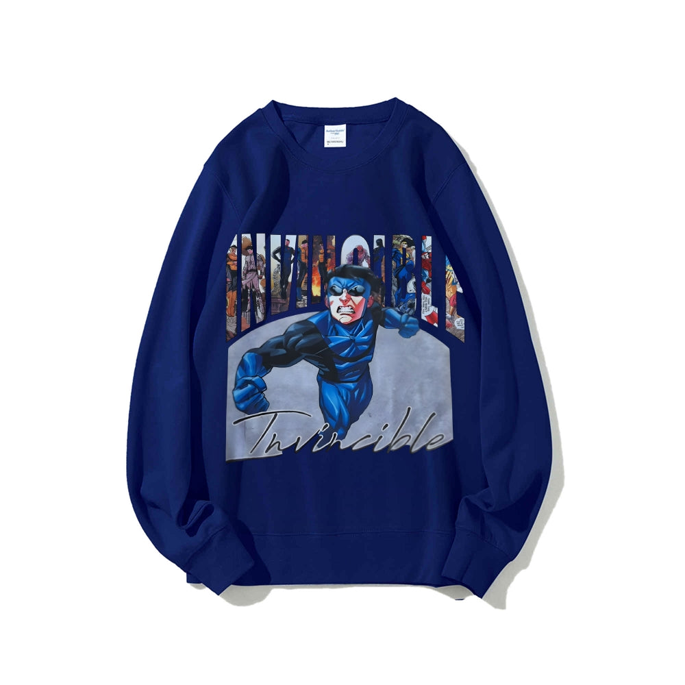 Casual Crewneck Sweatshirt Invincible
